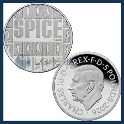 5 CuNi Pounds BU - Spice Girls - United Kingdom - 2026