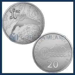 20 Franchi Argento Proof - Lago Lemano - Svizzera - 2026