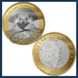 10 Franchi CuNi FDC - Il Riccio - Svizzera - 2026
