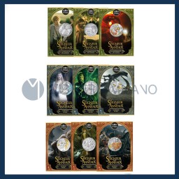 Set 9 Monete 10 Euro Argento FDC - Il Signore degli Anelli - Francia - 2026