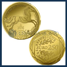 250 Euro Oro FDC (1.75 gr) - Il Signore degli Anelli - Cavallo di Rohan - Francia - 2026