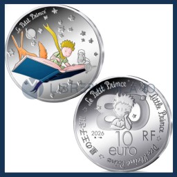 10 Euro Silver Proof - The Little Prince - Book - France - 2026