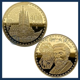 400 Euro Oro Proof - Sagrada Familia - Antoni Gaudi - Spagna - 2026