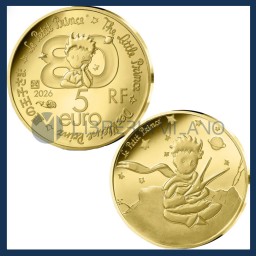 5 Euro Oro Proof (0.5 gr) - Il Piccolo Principe - Francia - 2026