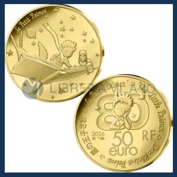 50 Euro Oro Proof (1/4 oz) - Il Piccolo Principe - Francia - 2026