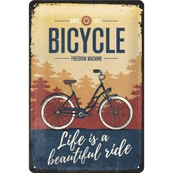 Targa in Metallo - Bicycle - Beautiful Ride