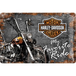 Targa in Metallo - Harley-Davidson - Favourite Ride
