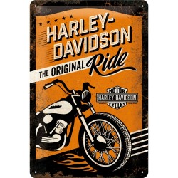 Targa in Metallo - Harley-Davidson - The Original Ride
