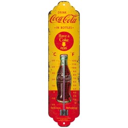 Termometro Coca-Cola In Bottles Yellow