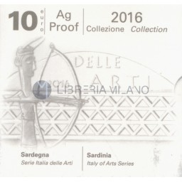 10 Euro Argento Proof - Sardegna - Serie Italia delle Arti - Italia - 2016