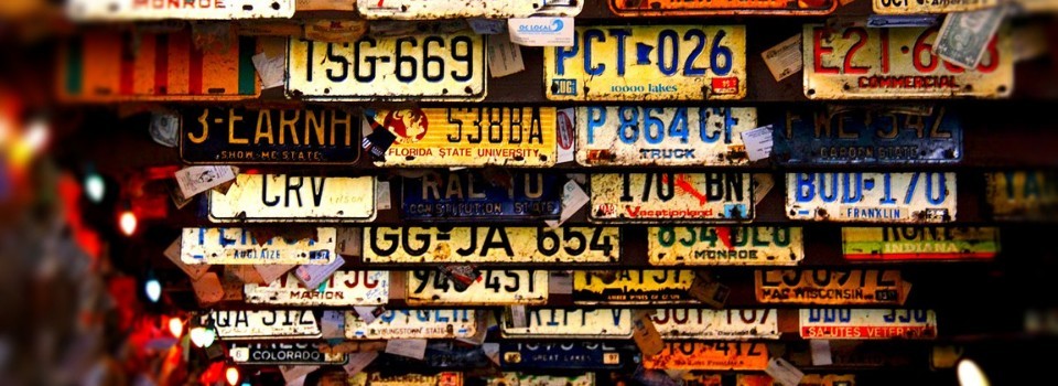 United States Of America License Plates